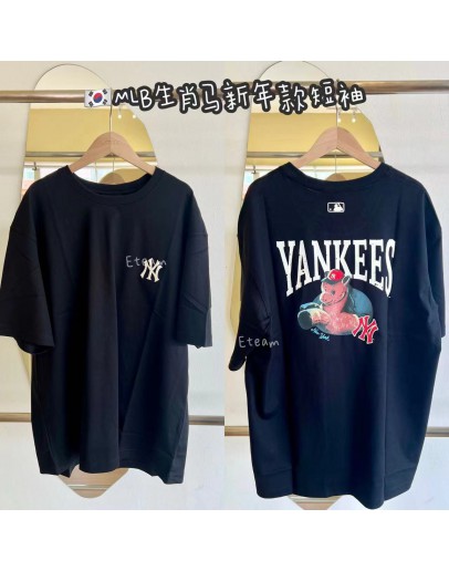 【现货】MLB 男女新年系列生肖马印花短袖 M2