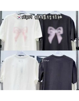 【代购】NERDY 新款蝴蝶结短袖 N1
