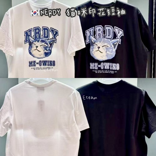 【代购】NERDY 新款猫咪印花短袖 N5