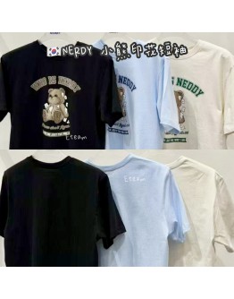 【代购】NERDY 新款小熊印花短袖 N6
