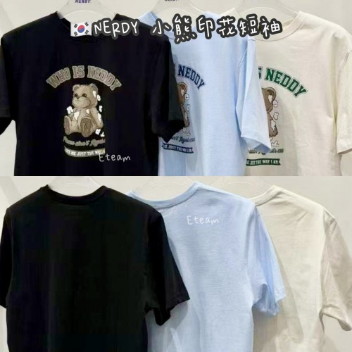 【代购】NERDY 新款小熊印花短袖 N6