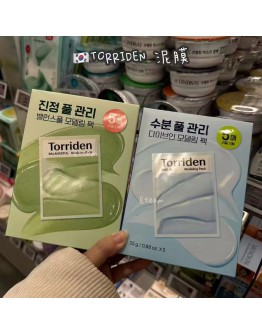 【代购】Torriden桃瑞丹泥膜 5片/盒