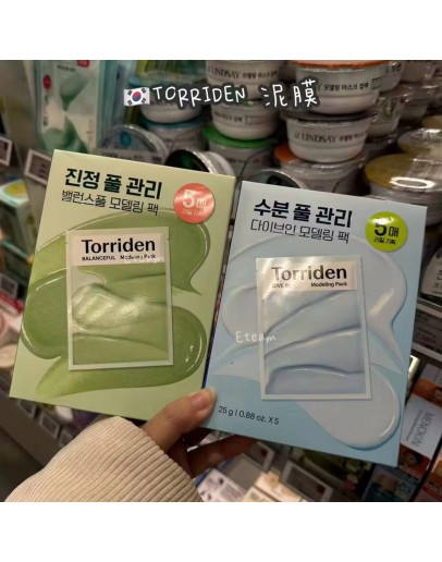 【代购】Torriden桃瑞丹泥膜 5片/盒