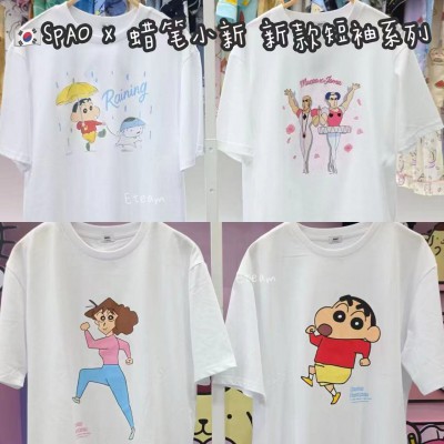 【代购】SPAO X 蜡笔小新新款短袖系列