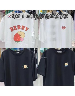 【代购】SPAO X土豆熊新款短袖系列