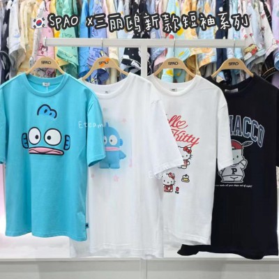 【代购】SPAO X三丽鸥新款短袖系列