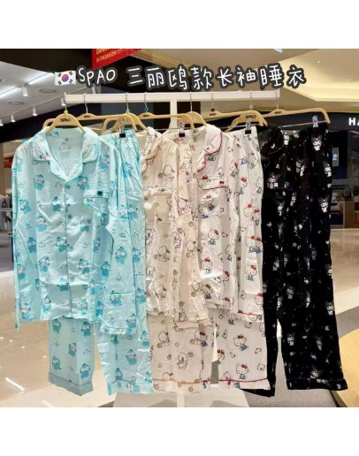 【代购】SPAO 三丽欧长袖睡衣