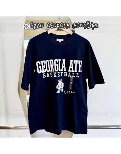 【现货】SPAO GEORGIA ATH小熊短袖（男女同款）S04