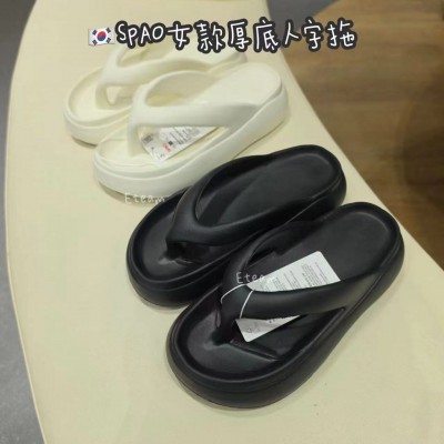 【代购】SPAO女款厚底人字拖鞋 