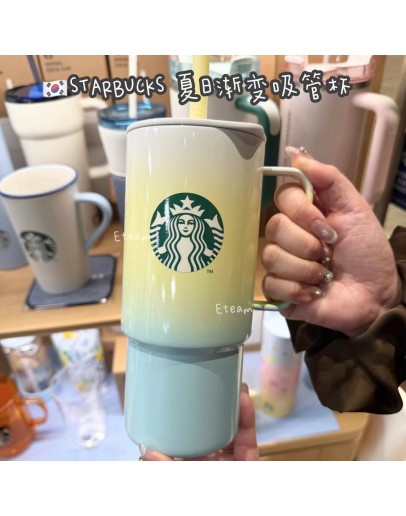 【代购】STARBUCKS 夏日渐变吸管杯​​ 591ML