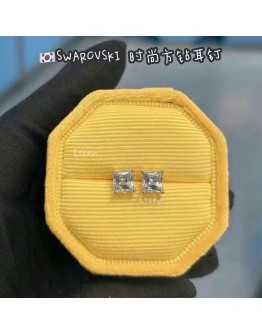 【限时代购】SWAROVSKI 时尚方钻耳钉