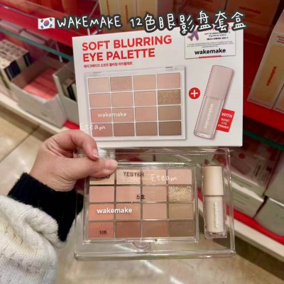 【代购】WAKEMAKE 12色眼影盘套盒