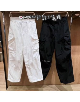 【代购】WHOAU新款工装裤
