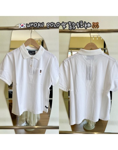 【现货】WHOAU 女款POLO短袖