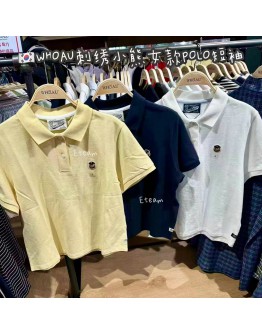【代购】WHOAU 女款POLO短袖  