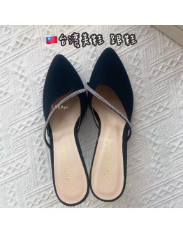 【现货】 台湾美鞋 跟鞋 黑色/240/38码