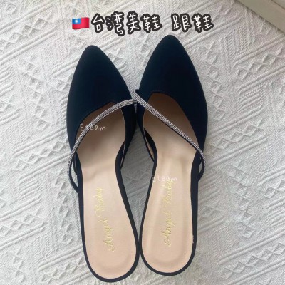 【现货】  台湾美鞋 跟鞋 黑色/240/38码